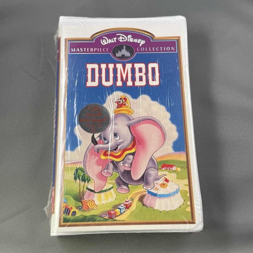 Disney Masterpiece Collection Dumbo VHS‎ Tape (1994) Factory Sealed New